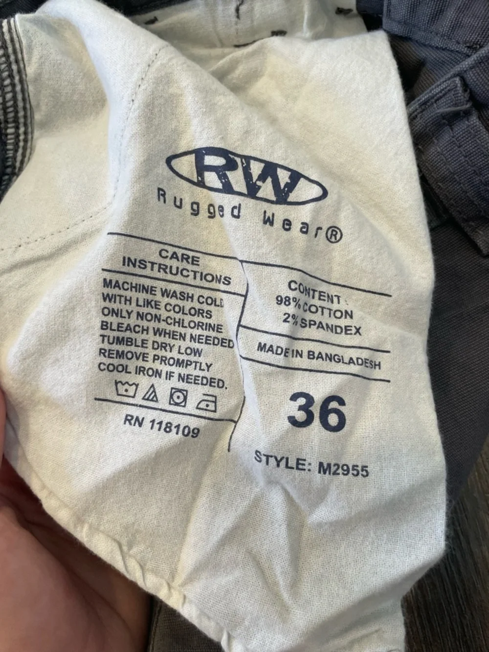 Rugged Wear classic gray